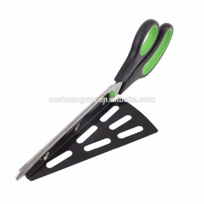 Wholesale Pizza Scissors Stainless Steel Removable Pizza Spatula 2 in 1 Cutter Server Baking Tools Kitchen Accessories